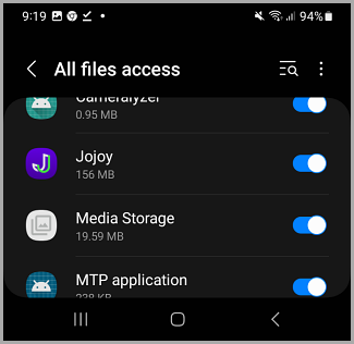 jojoy all file access