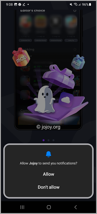 jojoy permissions allow