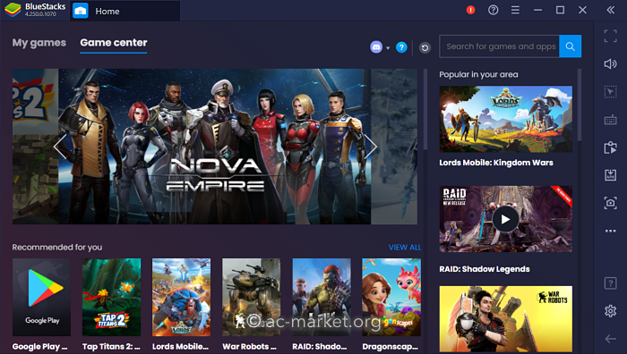 bluestacks application